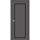 Двері Europe Doors Кіпр SUPER MATE Чорне скло