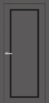 Двери Europe Doors Кипр SUPER MATE Черное стекло