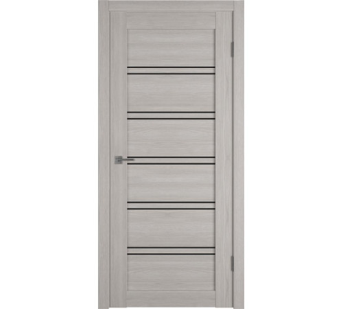Межкомнатные Двери Hygge Atum Pro 28 Stone Oak Черное стекло Ламинатин