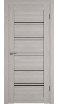 Двері Hygge Atum Pro 28 Stone Oak Чорне скло