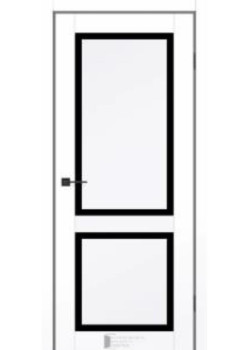 Двері KFD Prestige 7 Чорне скло