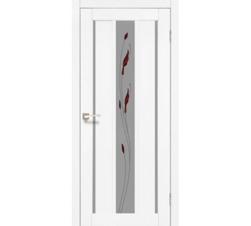 Межкомнатные Двери Korfad Venecia Deluxe VND-04 М1 ясень белый ПВХ плёнка