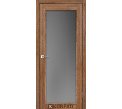 Межкомнатные Двери Korfad Sanvito SV-01 Cатин графит 8 мм ПВХ плёнка