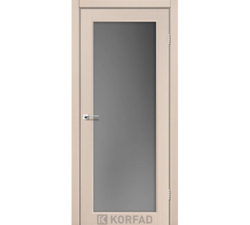 Межкомнатные Двери Korfad Sanvito SV-01 Cатин графит 8 мм ПВХ плёнка