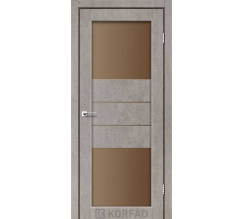 Межкомнатные Двери Korfad Parma PM-05 сатин бронза ПВХ плёнка