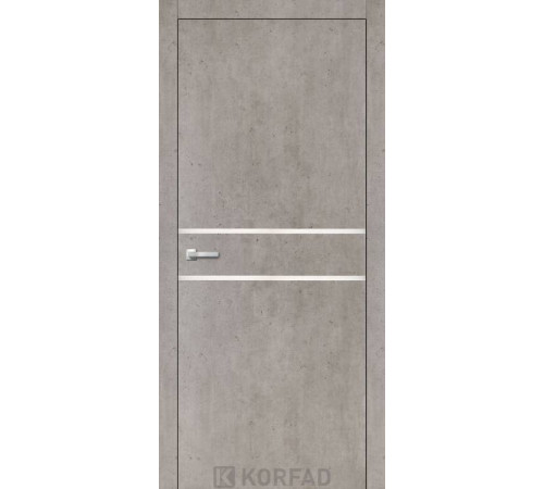Межкомнатные Двери Korfad Aluminium Loft Plato ALP-03 ПВХ плёнка