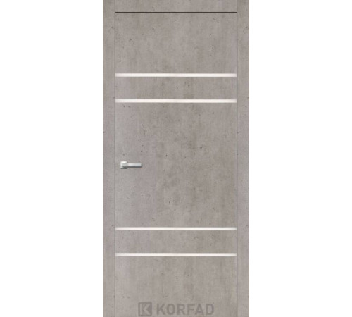 Межкомнатные Двери Korfad Aluminium Loft Plato ALP-04 ПВХ плёнка