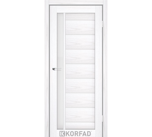 Межкомнатные Двери Korfad Florence FL-01 сатин белый ПВХ плёнка
