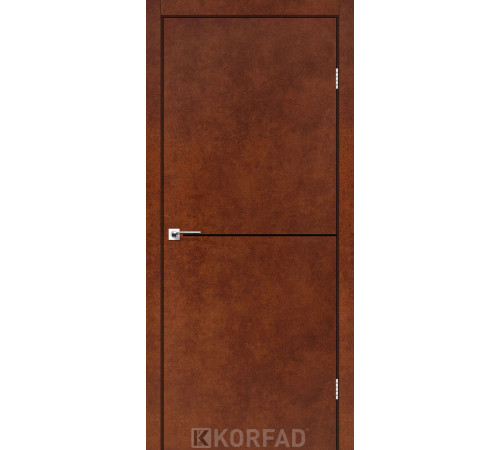 Межкомнатные Двери Korfad Deco Loft Plato DLP-01 black ПВХ плёнка