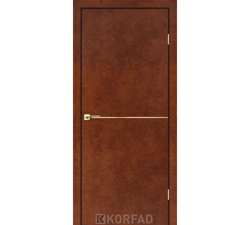 Межкомнатные Двери Korfad Deco Loft Plato DLP-01 gold ПВХ плёнка