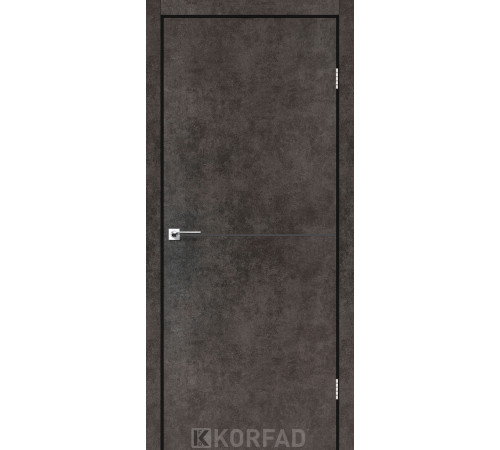 Межкомнатные Двери Korfad Deco Loft Plato DLP-01 antracite ПВХ плёнка