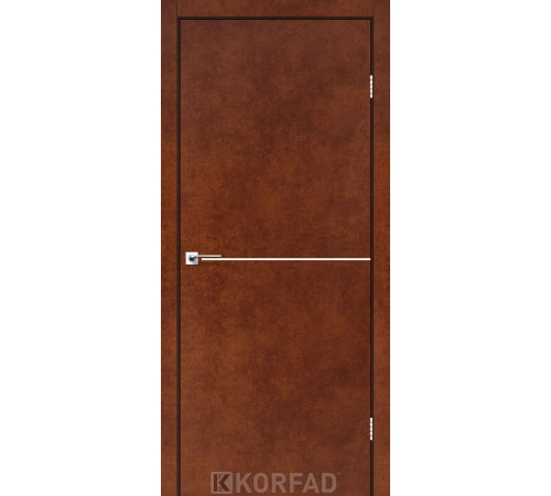Межкомнатные Двери Korfad Deco Loft Plato DLP-01 nickel ПВХ плёнка