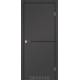 Межкомнатные Двери Korfad Deco Loft Plato DLP-01 Super PET Black ПВХ плёнка