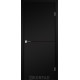 Межкомнатные Двери Korfad Deco Loft Plato DLP-01 Super PET Black ПВХ плёнка