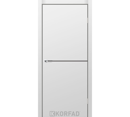 Межкомнатные Двери Korfad Deco Loft Plato DLP-01 Super PET Black ПВХ плёнка