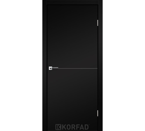 Межкомнатные Двери Korfad Deco Loft Plato DLP-01 Super PET Antracite ПВХ плёнка