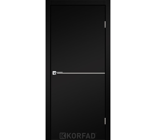 Межкомнатные Двери Korfad Deco Loft Plato DLP-01 Super PET Nickel ПВХ плёнка