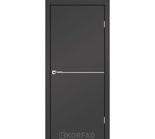 Межкомнатные Двери Korfad Deco Loft Plato DLP-01 Super PET Nickel ПВХ плёнка