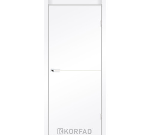 Межкомнатные Двери Korfad Deco Loft Plato DLP-01 Super PET Nickel ПВХ плёнка