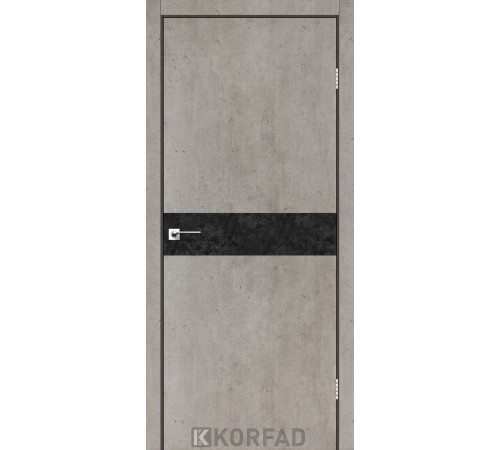 Межкомнатные Двери Korfad Glass Loft Plato GLP-01 ПВХ плёнка