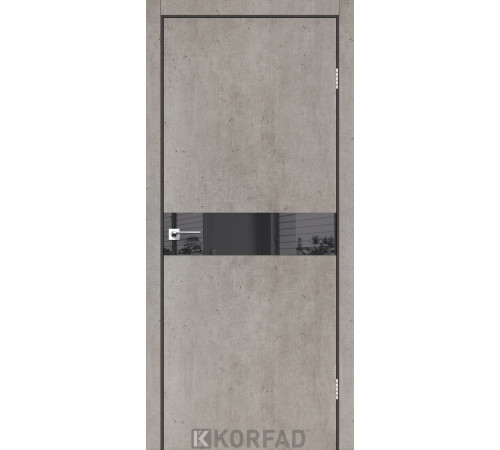 Межкомнатные Двери Korfad Glass Loft Plato GLP-01 ПВХ плёнка