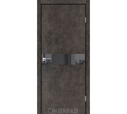 Межкомнатные Двери Korfad Glass Loft Plato GLP-01 ПВХ плёнка