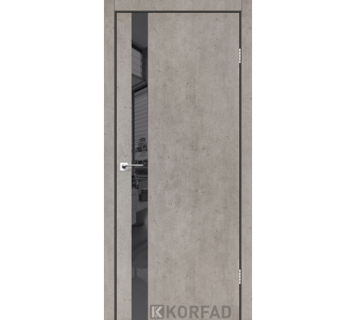 Міжкімнатні Двері Korfad Glass Loft Plato GLP-02 ПВХ плівка