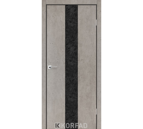 Межкомнатные Двери Korfad Glass Loft Plato GLP-03 ПВХ плёнка