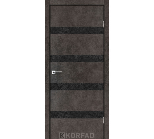 Межкомнатные Двери Korfad Glass Loft Plato GLP-04 ПВХ плёнка