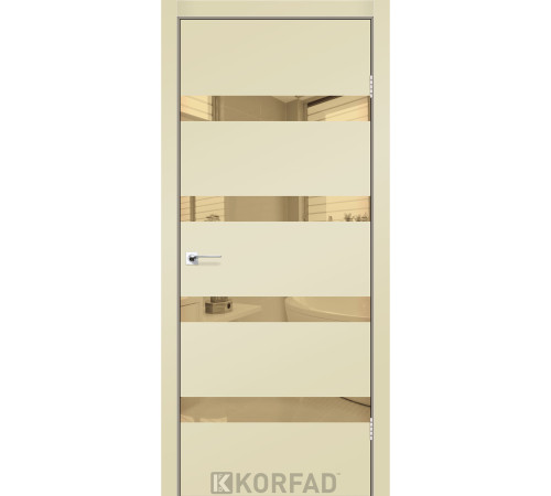Межкомнатные Двери Korfad Glass Loft Plato GLP-04 Super PET ПВХ плёнка