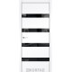 Межкомнатные Двери Korfad Glass Loft Plato GLP-04 Super PET ПВХ плёнка