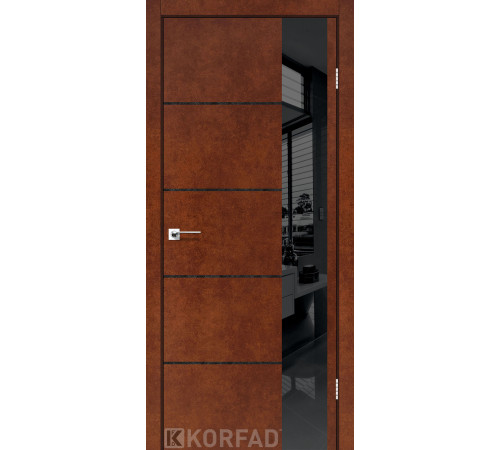 Межкомнатные Двери Korfad Glass Loft Plato GLP-05 ПВХ плёнка