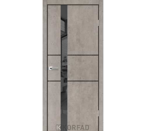 Межкомнатные Двери Korfad Glass Loft Plato GLP-06 ПВХ плёнка