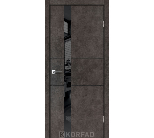 Межкомнатные Двери Korfad Glass Loft Plato GLP-06 ПВХ плёнка