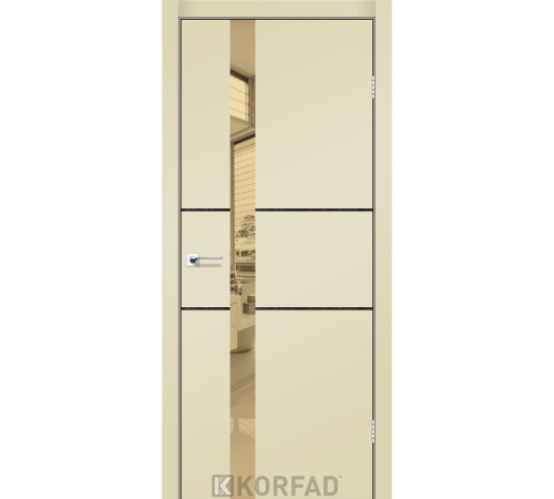 Межкомнатные Двери Korfad Glass Loft Plato GLP-06 Super PET ПВХ плёнка