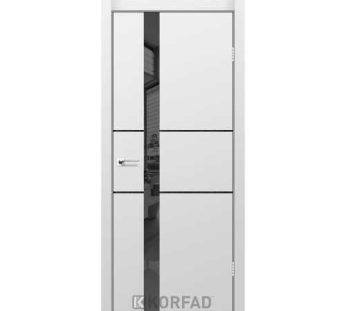Межкомнатные Двери Korfad Glass Loft Plato GLP-06 Super PET ПВХ плёнка