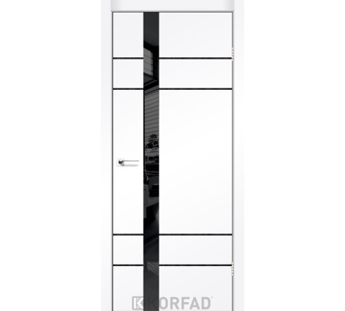 Межкомнатные Двери Korfad Glass Loft Plato GLP-07 Super PET ПВХ плёнка