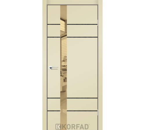 Межкомнатные Двери Korfad Glass Loft Plato GLP-07 Super PET ПВХ плёнка