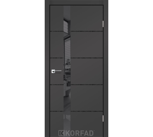 Межкомнатные Двери Korfad Glass Loft Plato GLP-08 Super PET ПВХ плёнка