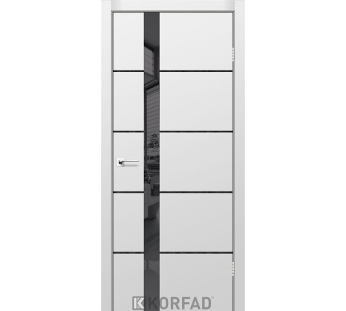 Межкомнатные Двери Korfad Glass Loft Plato GLP-08 Super PET ПВХ плёнка