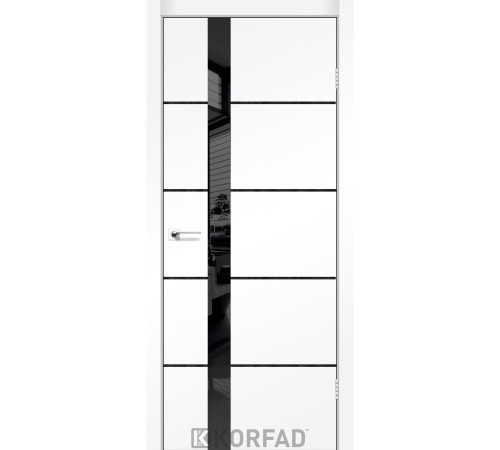 Межкомнатные Двери Korfad Glass Loft Plato GLP-08 Super PET ПВХ плёнка