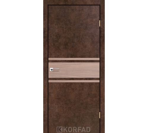 Межкомнатные Двери Korfad Glass Loft Plato GLP-11 ПВХ плёнка