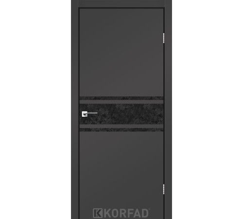 Межкомнатные Двери Korfad Glass Loft Plato GLP-11 Super PET ПВХ плёнка