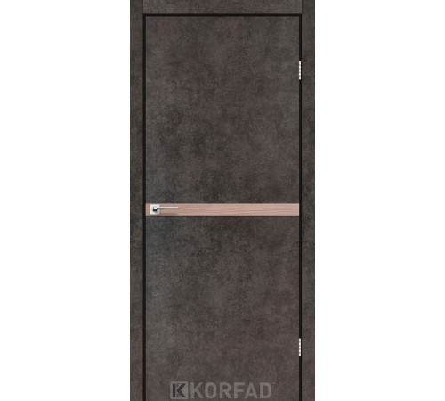 Межкомнатные Двери Korfad Glass Loft Plato GLP-12 ПВХ плёнка