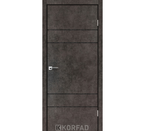Межкомнатные Двери Korfad Glass Loft Plato GLP-13 ПВХ плёнка