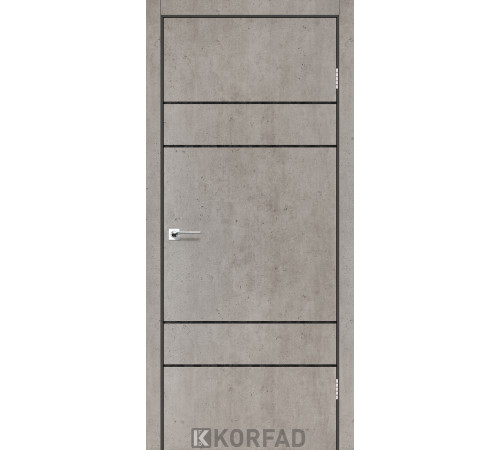Межкомнатные Двери Korfad Glass Loft Plato GLP-13 ПВХ плёнка