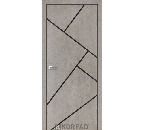 Межкомнатные Двери Korfad Glass Loft Plato GLP-15 ПВХ плёнка