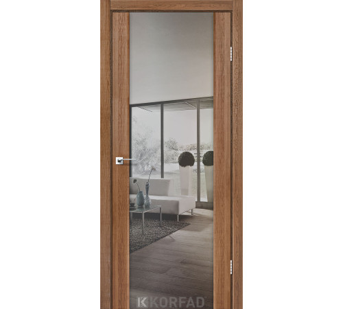 Межкомнатные Двери Korfad Sanremo SR-01 зеркало серебро