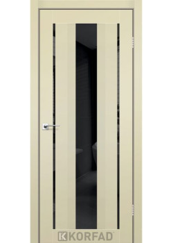 Двері Korfad Aliano AL-02 Super PET Двостороннє чорне скло