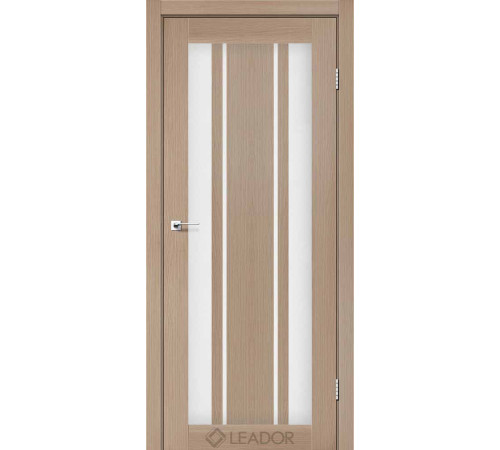 Межкомнатные Двери Leador Doors Colico Сатин белый дуб латте ПВХ плёнка